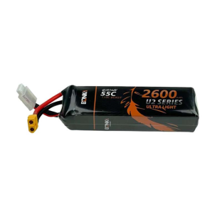 BONKA 2600mAh 55C 4S LiPo Battery for RC Helicopter